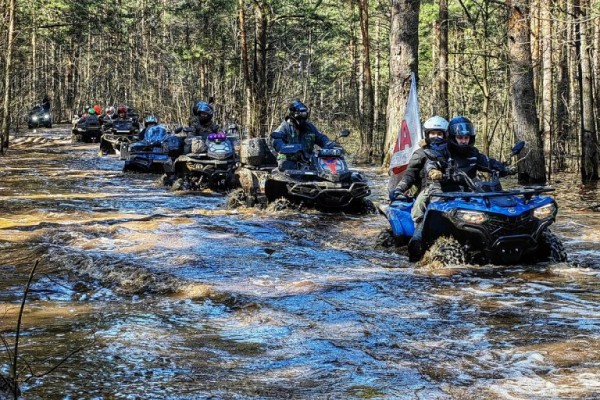 По разливу реки и просыпающемуся лесу: компания «Авто 69» открыла «Мокрый квадросезон» в Тверской области По разливу реки и просыпающемуся лесу: компания «Авто 69» открыла «Мокрый квадросезон» в Тверской области