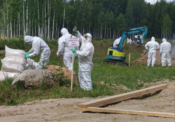 Под Тверью учились ликвидировать очаг африканской чумы свиней Под Тверью учились ликвидировать очаг африканской чумы свиней