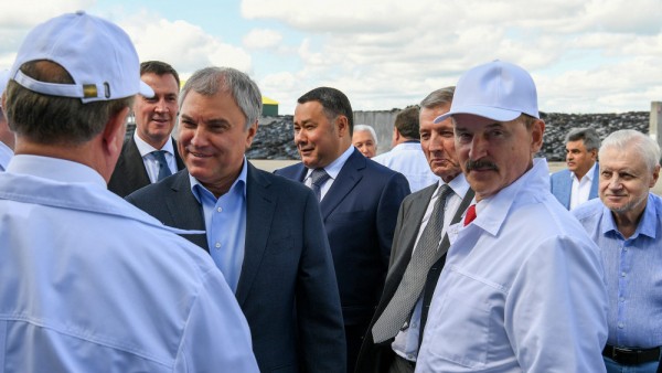 Председатель ГосДумы Вячеслав Володин прибыл в Тверскую область Председатель ГосДумы Вячеслав Володин прибыл в Тверскую область