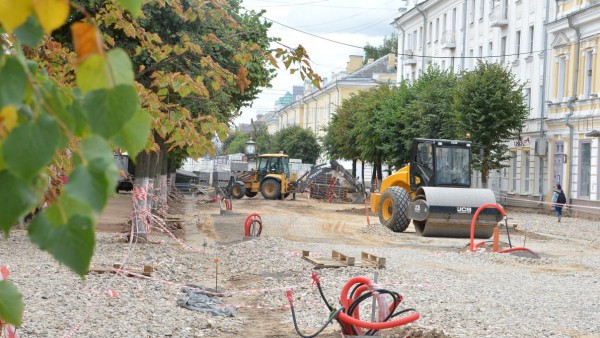 Улицу Трехсвятскую в Твери выложат гранитной плиткой Улицу Трехсвятскую в Твери выложат гранитной плиткой