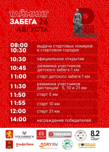 В Тверской области состоится легкоатлетический забег "Ржевский Рубеж 2023" В Тверской области состоится легкоатлетический забег "Ржевский Рубеж 2023"