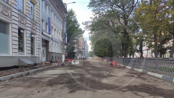 Перекрытие бульвара Радищева в Твери продлили до конца месяца Перекрытие бульвара Радищева в Твери продлили до конца месяца