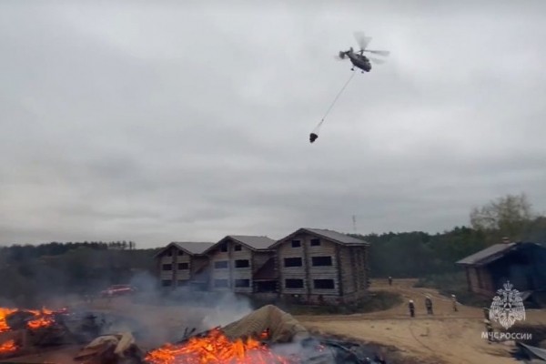 Причиной сильного пожара под Тверью мог стать поджог Причиной сильного пожара под Тверью мог стать поджог