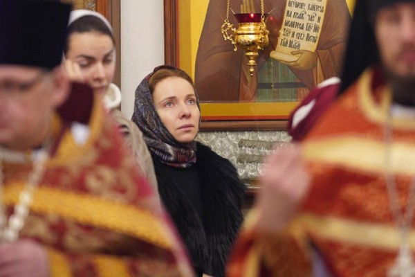 Известная актриса Екатерина Гусева попросила благословения у Тверского митрополита