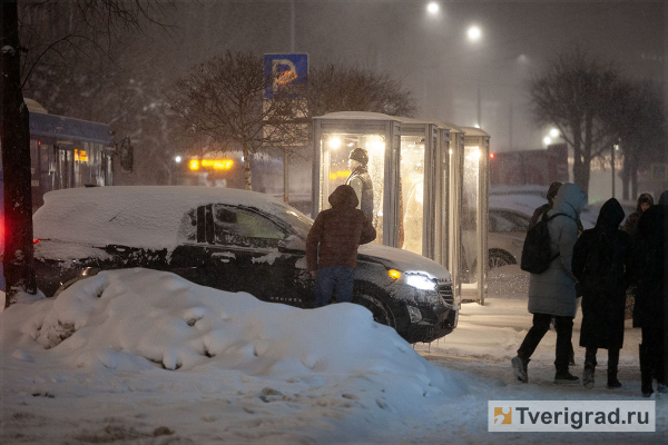 Итоги снежной &laquo;Ольги&raquo;: высота сугробов в Твери достигла полуметровой отметки