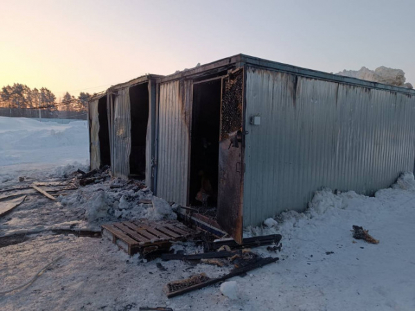 На овощебазе под Тверью в сгоревшем вагончике обнаружили тела двух мужчин На овощебазе под Тверью в сгоревшем вагончике обнаружили тела двух мужчин