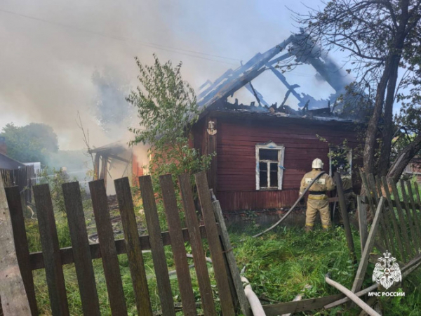 В Нелидово сгорел нежилой дом В Нелидово сгорел нежилой дом