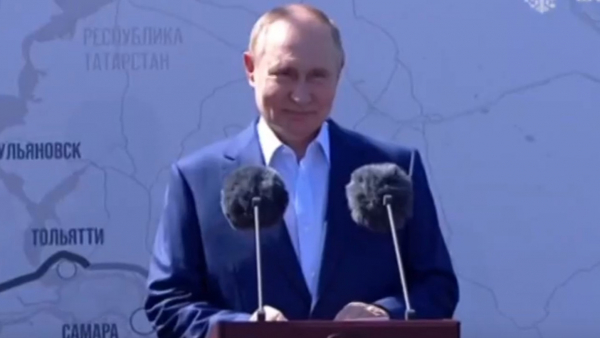 Владимир Путин участвует в открытии северного обхода Твери Владимир Путин участвует в открытии северного обхода Твери