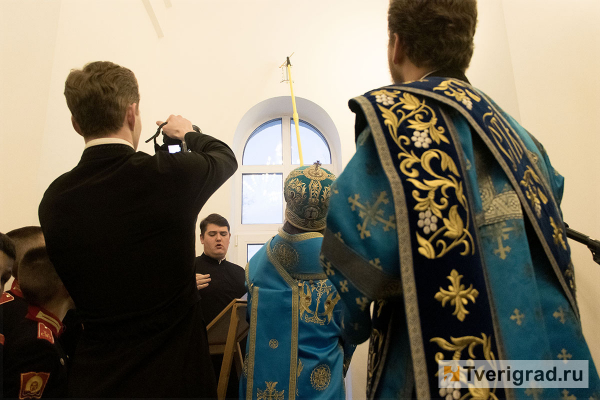 Святыня для суворовцев: в Твери освятили храм в честь великомученика Георгия Победоносца