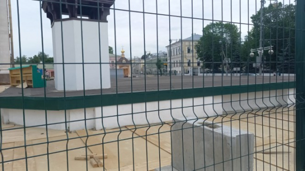 В Твери готовят площадку для начала строительства колокольни главного Собора Твери