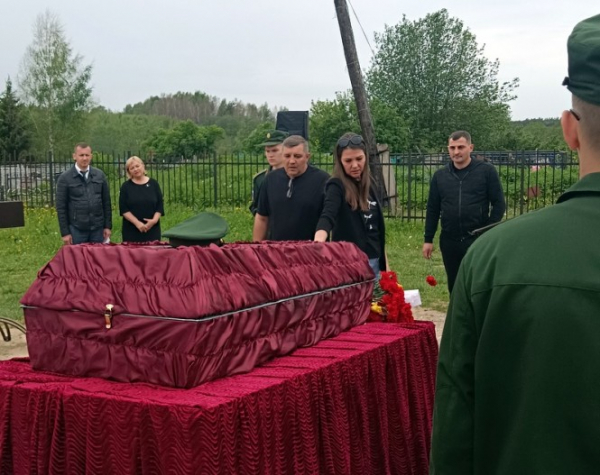 В Тверской области похоронили Валерия Сая, погибшего на СВО