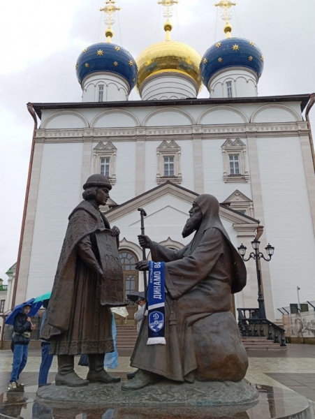 Фанаты вологодского "Динамо" проявили фантазию в Твери Фанаты вологодского "Динамо" проявили фантазию в Твери